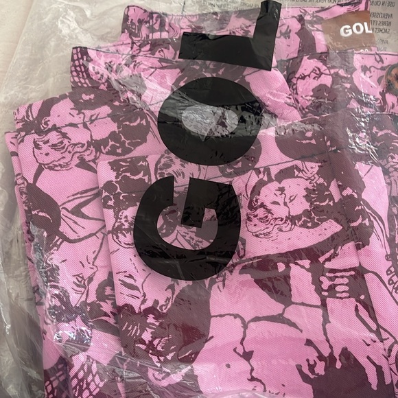 KISSING FACES CHINO PANT - PINK by GOLF WANG - Picture 2 of 5